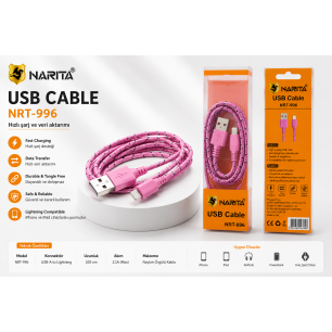 NRT-996 İphone Lightning Şarj Kablosu